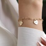 Kişiye Özel 925 Ayar Gümüş Kalpli İsimli Aile Bilekliği