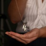 Kişiye Özel 925 Ayar Gümüş İki Harfli Baş Harf Kolye