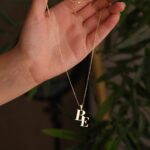 Kişiye Özel 925 Ayar Gümüş İki Harfli Baş Harf Kolye