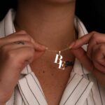 Kişiye Özel 925 Ayar Gümüş İki Harfli Baş Harf Kolye